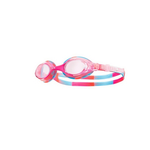 Окуляри для плавання TYR Swimple Tie Dye Kids, Pink/Black/White (667),TYR, Разноцветный
