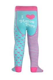 Колготы Детские колготки TIP-TOP Conte-kids веселые ножки, бирюзово-розовые