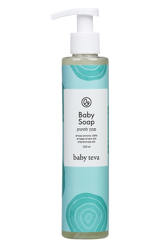 Органическая косметика для малыша Натуральное жидкое мыло для малышей с самого рождения Baby Soap, 220 мл, Baby Teva