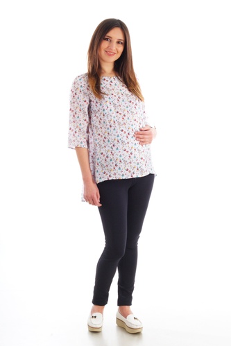 Блузы, рубашки Блуза для беременности и кормления Цветочная свежесть, Nowa Ty