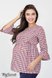 Блузы, рубашки Клетчатая блуза для беременных и кормящих SHADE, красно-бело-черная клетка, Юла мама Фото №6