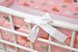 Бортики в ліжечко Бортик-захист в ліжечко Равлик, хмарки на рожевому, на всю ліжечко, MagBaby Фото №3