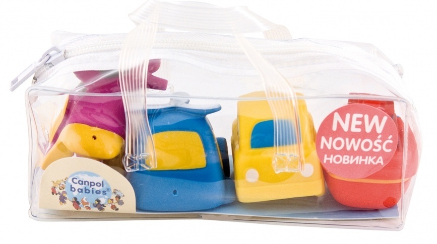 Іграшки для купання Іграшка для купання Авто 4 шт, Canpol babies