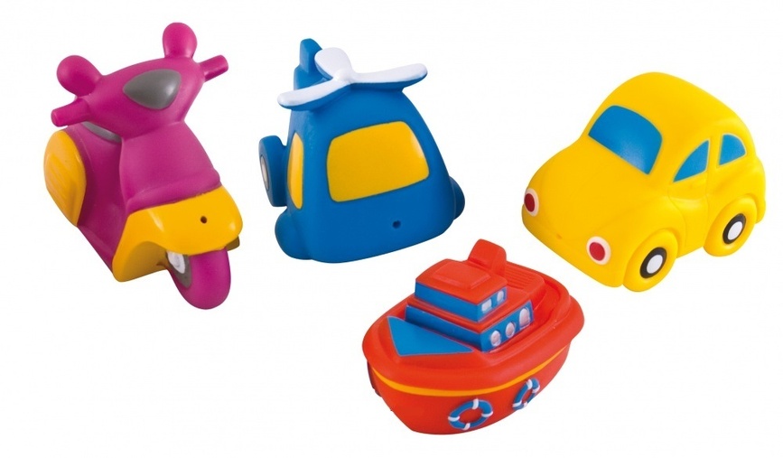 Іграшки для купання Іграшка для купання Авто 4 шт, Canpol babies