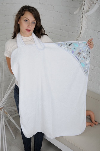 Полотенца Махровое полотенце для купания мамина забота Лесная сказка, MagBaby