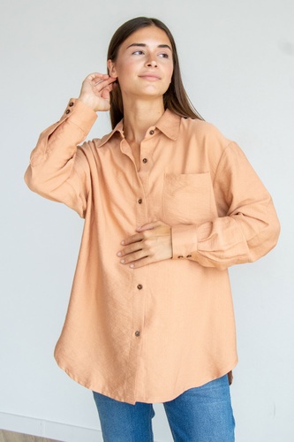 Блузи, сорочки Блуза сорочка для вагітних і годуючих мам 2101711, бежевий, To be