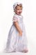 Комплекти на виписку Хрестильне плаття для дівчинки з гіпюром, Модний карапуз Фото №3