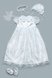 Комплекти на виписку Хрестильне плаття для дівчинки з гіпюром, Модний карапуз Фото №5