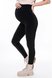 Лосіни, Легінси Трикотажні лосини зимові на хутрі Selena для вагітних, чорний, Dizhimama Фото №2
