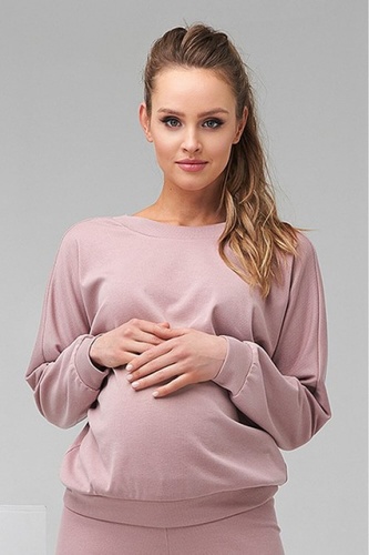 Світшоти, худі Кофта для вагітних 2159 1530, пудрово-рожевий, Dianora