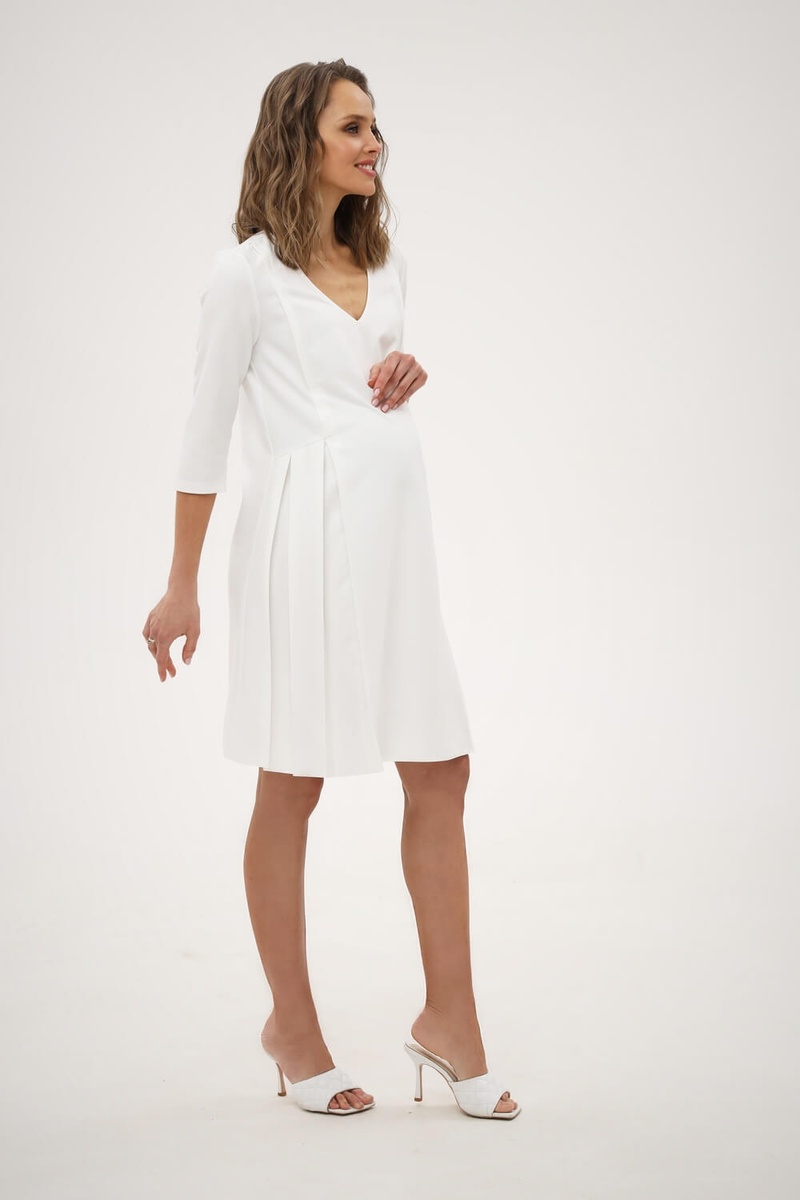 Сукня для для вагітних і годуючих мам, білий, ТМ Dianora, Білий, S