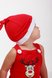 Чепчики, шапочки для новорождённых Шапочка Санта-Клауса, красная, MagBaby. Фото №5
