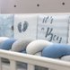 Постелька Комплект постельного белья в кроватку Art Design Голубая геометрия + бортик коса, 6 элементов, Маленькая Соня Фото №8