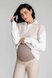 Брюки для вагітних та годуючих мам Штани (легінси) для вагітних, 4221126-4, молочний, To be Фото №2