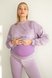 Лосіни, Легінси Плюшевий костюм для вагітних та годуючих мам 4473154-4, лаванда, To be Фото №3