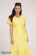 Платья на каждый день Платье длины миди для беременности и кормления ZANZIBAR, яркий желтый, Юла Мама Фото №3