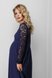 Платья на каждый день Платье с ажуром длинное для беременности, синее, ТМ Dianora Фото №3