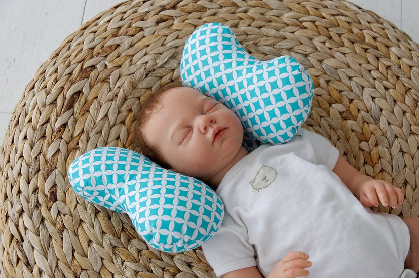 Подушки Детская подушка для новорожденных Butterfly бирюза, MagBaby