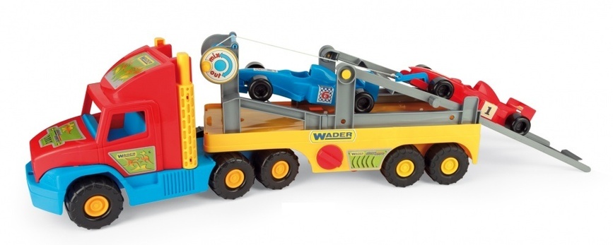 Машинки-игрушки Игрушечный эвакуатор Super Truck с авто Формула, Tigres