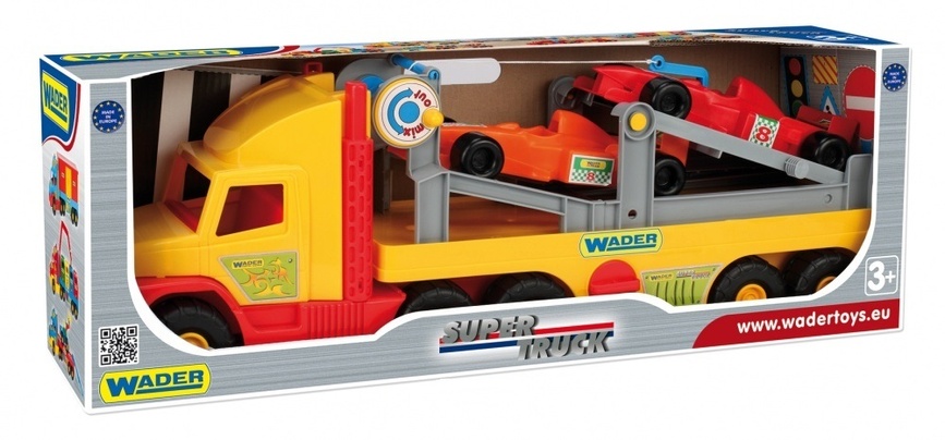 Машинки-игрушки Игрушечный эвакуатор Super Truck с авто Формула, Tigres
