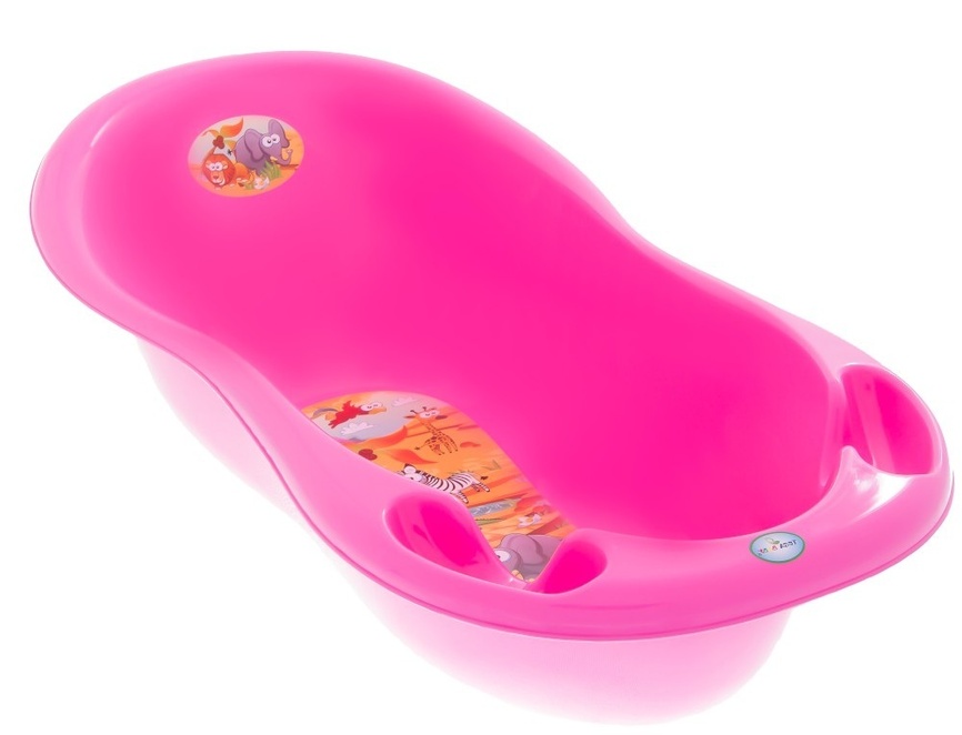 Ванночки и аксессуары Детская ванночка Safari SF-005 102 см розовая Tega baby