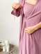 Халати Халат для вагітних і годуючих мам Pure Lavender, лавандовий, Mamulia Фото №3