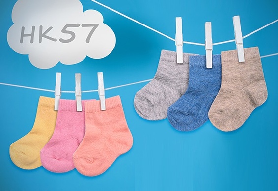 Шкарпетки Шкарпетки тонкі бавовняні меланж (кольори в асортименті), Bembi