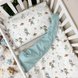 Постелька Сменный комплект постельного белья Baby Mix, Western мятный, 3 элемента, Маленькая Соня Фото №2