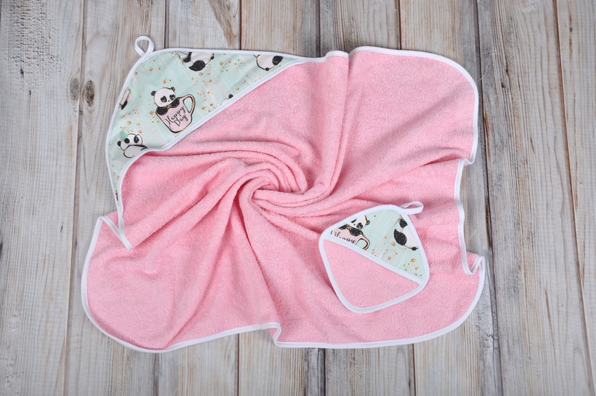 Полотенца Комплект для купания малыша Панда, MagBaby