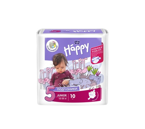 Підгузники Підгузки дитячі Bella Baby Happy Junior 12-25 кг 10 шт, Bella