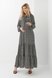 Платья на каждый день Платье макси для беременных и кормящих, черно-белое, ТМ Dianora Фото №1