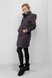 Куртки для беременных Пальто двустороннее для беременности, Серый или Цветочный, ТМ Dianora Фото №2