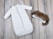 Зимові конверти Комбінезон для новонародженого зимовий Дутик SuperStar, білий, MagBaby Фото №5