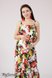 Сарафаны для беременных и кормящих Сарафан для беременных и кормящих RIMINI, крупные яркие цветы на светло-молочном фоне, Юла Мама Фото №6