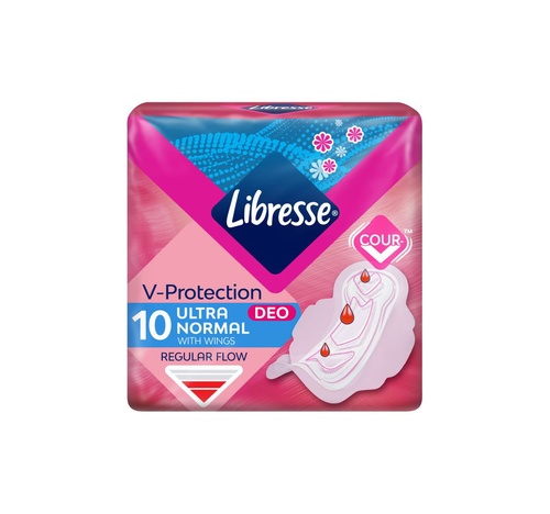 Гігієнічні прокладки Гігієнічні прокладки Libresse Ultra Normal Soft Deo 10 шт., Libresse