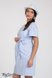 Платья на каждый день Платье для беременных и кормящих KAMILLA, белая полоска на светло-голубом фоне, Юла Мама Фото №4