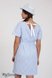 Платья на каждый день Платье для беременных и кормящих KAMILLA, белая полоска на светло-голубом фоне, Юла Мама Фото №5