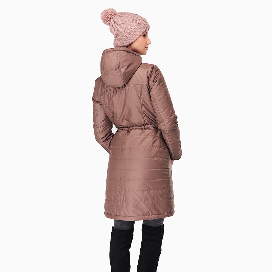 Зимова куртка 3 в 1 для вагітних і слінгоношенія Капучино, Love & Carry
