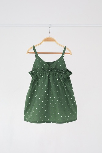 Платье Eva, горошок, MagBaby, Зелений, 80