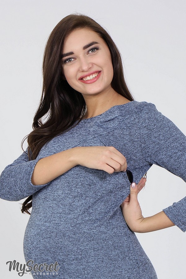 Елегантне плаття-футляр для вагітних і годуючих ANNITA LIGHT, Юла мама
