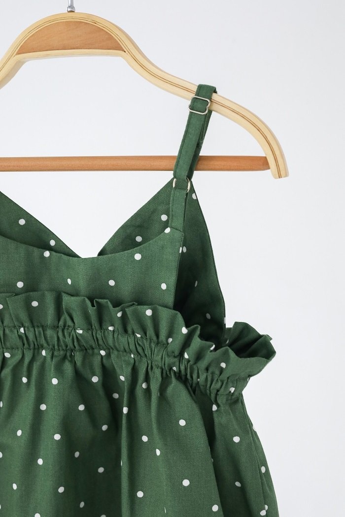 Платье Eva, горошок, MagBaby, Зелений, 80