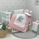 Постелька Комплект Akvarel Зайка с бабочками с косой для стандартной кроватки, 6 элементов, Маленькая Соня Фото №1