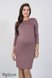 Платья на каждый день Элегантное платье-футляр для беременных и кормящих ANNITA LIGHT, розовый меланж, Юла мама Фото №2