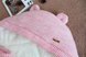 Зимові конверти Конверт-ковдра для новонароджених Ведмедик на махрі, зимовий, рожевий, Kid's Fantasy Фото №3