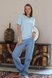 Штани Стильні штани для вагітних, блакитний, ТМ Dianora Фото №8