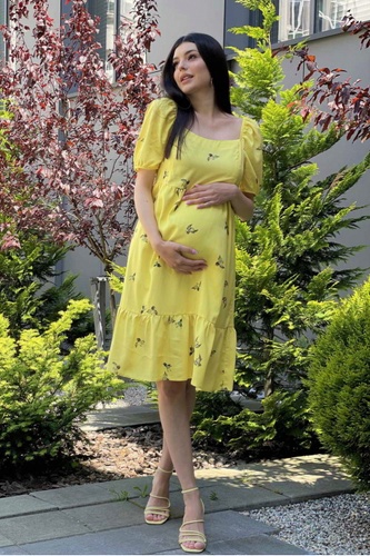 Платье для беременных и кормящих мам, желтый, ТМ Dianora, Желтый, M
