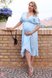 Плаття на кожен день Сукня для вагітних і годуючих мам MIRANDA блакитний, Юла мама Фото №1