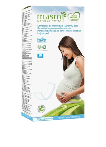 Гигиенические прокладки Органические прокладки при сильних выд. после родов, 10 шт, Masmi