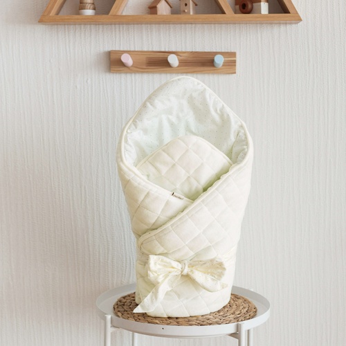 Конверт-одеяло для новорожденных велюровый Tessera, ванильный, MagBaby