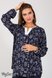 Блузы, рубашки Блуза для беременности Kameya, веточки на темно-синем, Юла Мама Фото №1